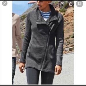 Athleta Chill Factor Sweater Coat